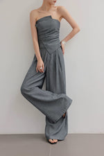 Load image into Gallery viewer, Bustier Top // Trousers Set in Grey