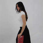 Load image into Gallery viewer, Pointelle Baby Tee in White