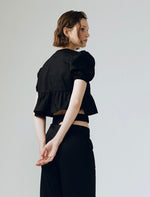 Load image into Gallery viewer, Irina Cutout Shorts in Black