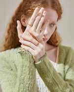 Load image into Gallery viewer, Set of 3 Diamante Rings