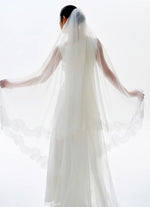 Load image into Gallery viewer, Drape Mermaid Gown in White
