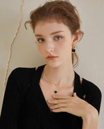 Load image into Gallery viewer, Double Chain Heart Diamante Necklace