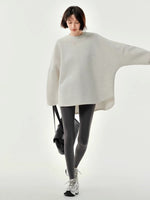 Load image into Gallery viewer, Oversized Raglan Sweater in Grey