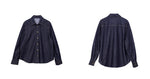Load image into Gallery viewer, Denim Shirt + Skirt + Trousers Set in Navy