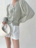 Load image into Gallery viewer, Light Knit Halter Vest Tank in Green