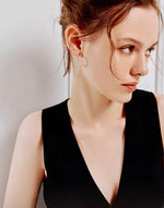 Load image into Gallery viewer, Beaded Hoop Earrings