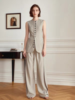 Load image into Gallery viewer, Multi Button Vest Top- S