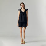 Load image into Gallery viewer, Amore Ruffle Set in Black