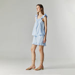 Load image into Gallery viewer, Amore Ruffle Set in Blue