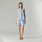 Load image into Gallery viewer, Amore Ruffle Set in Blue