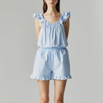 Load image into Gallery viewer, Amore Ruffle Set in Blue