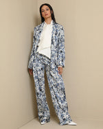 Load image into Gallery viewer, Anais Floral Blazer in Blue