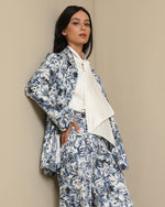 Load image into Gallery viewer, Anais Floral Blazer in Blue