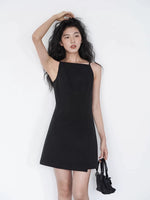 Load image into Gallery viewer, Cami Sheath Mini Dress in Black