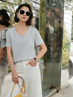 Load image into Gallery viewer, Korean Classic Tee in Blue- F