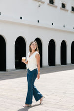 Load image into Gallery viewer, Korean Linen Vest in Off White