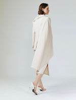 Load image into Gallery viewer, Wrap Detail Blazer in Cream