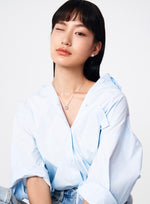 Load image into Gallery viewer, Horseshoe Pearl Diamante Earrings