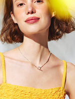 Load image into Gallery viewer, Beaded Grommet Necklace