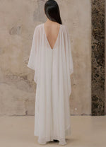 Load image into Gallery viewer, Sheer Kaftan Top in White