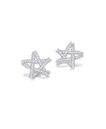 Load image into Gallery viewer, Interwoven Star Stud Earrings