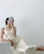 Load image into Gallery viewer, Textured Flare Hem Dress in Cream
