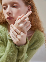 Load image into Gallery viewer, Set of 3 Diamante Rings