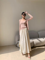 Load image into Gallery viewer, Knitted Cami + Cardigan Set in Pink