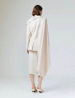 Load image into Gallery viewer, Wrap Detail Blazer in Cream