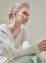 Load image into Gallery viewer, Pearl Drop Stud Earrings