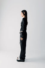 Load image into Gallery viewer, Sequin Pocket Pants in Black