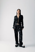 Load image into Gallery viewer, Sequin Pocket Pants in Black
