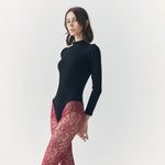 Load image into Gallery viewer, Bree High Neck Bodysuit in Black