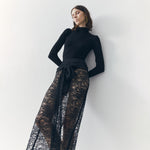 Load image into Gallery viewer, Bree High Neck Bodysuit in Black