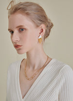 Load image into Gallery viewer, Double Chain Diamond Pendant Necklace