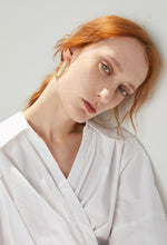 Load image into Gallery viewer, Chain Diamante Open Hoop Earrings