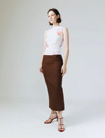 Load image into Gallery viewer, Harper Floral Sleeveless Top in White