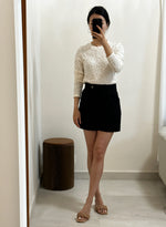 Load image into Gallery viewer, 엘라 Korean Boheme Linen Shorts in Black