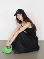 Load image into Gallery viewer, Layered Tulle Skirt in Black
