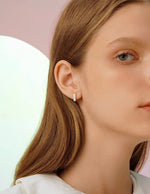 Load image into Gallery viewer, Square Diamante Earrings
