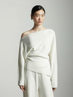 Load image into Gallery viewer, Toga Knit Sweater in White