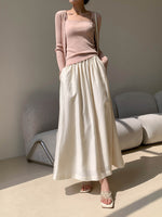 Load image into Gallery viewer, Knitted Cami + Cardigan Set in Pink