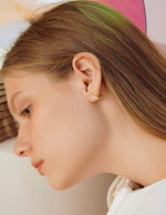 Load image into Gallery viewer, Square Diamante Earrings