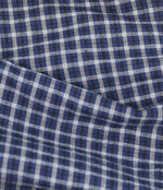 Load image into Gallery viewer, Checked Gathered Bustier Top in Blue