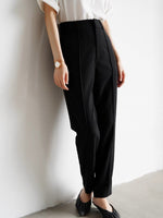 Load image into Gallery viewer, Tapered Line Trousers in Black