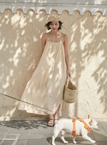 Load image into Gallery viewer, Striped Cami Maxi Dress in Yellow