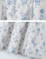 Load image into Gallery viewer, Livy Floral Dress in White/Blue