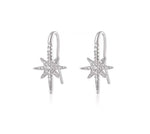 Load image into Gallery viewer, Long Star Sparkle Earrings