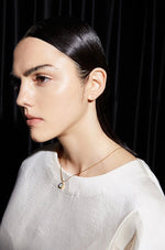 Load image into Gallery viewer, Mother Of Pearl Square Pendant Necklace