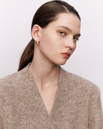 Load image into Gallery viewer, Duo Square Loop Earrings